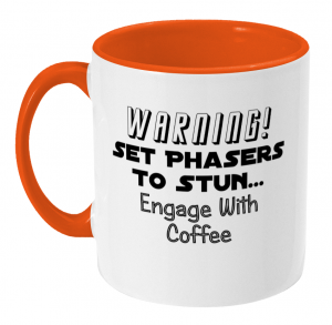 Trekkie Gifts, such as this coffee mug